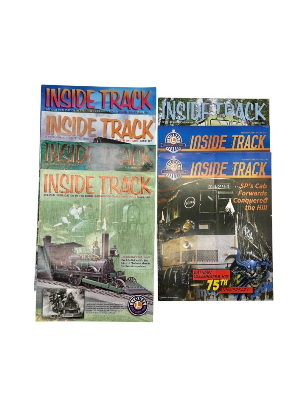 Lionel Inside Track Magazine 7 Issues 107 112 118 120 124 141 145 Train Collectr